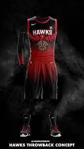 The atlanta hawks have revealed their new uniform set for next season. Hawks Throwback Jersey Concept Atlantahawks