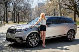 Ellie Goulding Drives New Range Rover Velar In New York