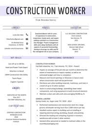 Construction Cover Letter Example Writing Tips Resume Genius