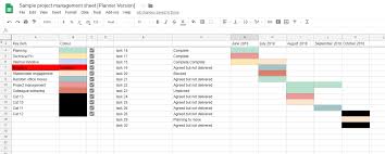 visualizing time a project management how to using google