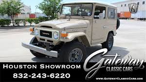 Unless otherwise noted, all vehicles shown on this website are offered for sale by licensed motor vehicle dealers. 1979 Toyota Land Cruiser Is Listed For Sale On Classicdigest In Houston By Gateway Classic Cars Houston For 52000 Classicdigest Com