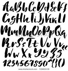 Hand Drawn Font Made By Dry Brush Strokes Grunge Style Alphabet Handwritten Font Vector Illustr How To Draw Hands Lettering Styles Alphabet Hand Drawn Fonts