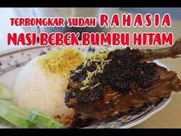 Resep Rahasia Nasi Bebek Bumbu Hitam Youtube Makanan Resep Resep Masakan