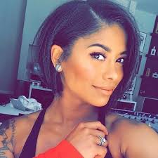 Deep asymmetrical short hairstyle for thick hair. 1001 Ideas For Gorgeous Short Hairstyles For Black Women