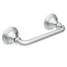 A toilet paper holder is one of the most vital items in a bathroom. Moen Jansen Pivoting Toilet Paper Holder In Chrome Bh0908ch The Home Depot
