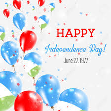 The coordinating committee also indicated that preparation is already underway to enthusiastically celebrate independence day at national and regional levels. Happy Independence Day Djibouti Template Design Royalty Free Cliparts Vectors And Stock Illustration Image 99661961