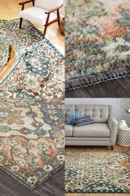 Mohawk Home Prismatic Sofia Blush Under The Canopy Traditional Abstract Area Rug Navy Orange In 2020 Patio Decor Mohawk Home Unique Rugs