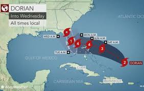 hurricane dorian latest spaghetti models track shifts for