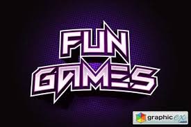 As long as you have a computer, you have access to hundreds of games for free. Fun Games Futuristic Display Font Free Download Vector Stock Image Photoshop Icon