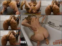 Porn Skat | Webcam LizzyDirt Horny Blonde Anal Fist And Suck Shit In  Bathroom