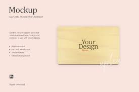 Download Natural Wooden Placemat Mock Up Kitchen Table Mat Mock Up Compatible With Affinity Designer Crella