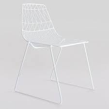 Lucy Stacking Chair By Bend Goods Color White Finish White Stacklucywh In 2020 Bend Goods Stacking Chairs Wire Seating