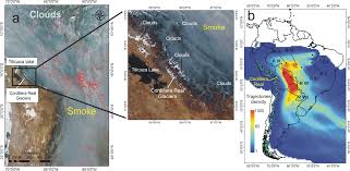 amazonian biomass burning enhances tropical andean glaciers