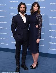 News that moore and goldsmith had intimate backyard wedding at mandy's home. here's everything you need to know about 'this is us' star moore's new husband Mandy Moore Next To This Is Us Co Star Milo Ventimiglia At Nbc Universal Upfronts Daily Mail Online