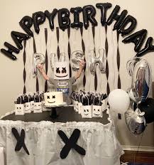 Dj Marshmello Party Djmarshmello Birthday Dj Blackandwhite 7th Birthday Party Ideas Boy Birthday Party Themes Boy Birthday Parties