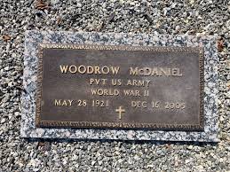 Woodrow Wilson “Woody” McDaniel (1921-2005)