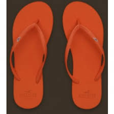 Crossfitflare Com Hollister Women Orange Flip Flop