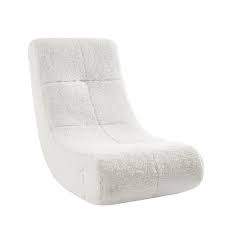 Urban Shop Soft Sherpa Gaming Video Rocker Chair White Walmart Com Rocker Chairs Urban Shop Chair