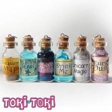 Glass Bottle Necklace Potion Bottle Pendant Miniature Bottle Mana Potion Love Potion Necklace Bottle Charm Necklace Glas Diy Bottle Bottle Charms Bottle Crafts