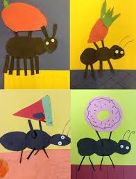 Preschool Ant Art Activities Kindergarten Art Ant Art Elementary Art Projects