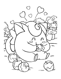 Clefairy Pokemon Coloring Pages Cute Coloring Pages Pokemon Coloring