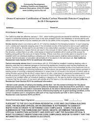Also outlines the resident's responsibility in maintaining a working carbon monoxide detector. Smoke And Co Alarms Certification R 3