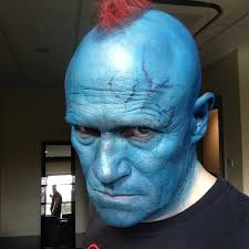 My very 1st makeup tests for Yondu..... interesting yes. The look that we  ended up with in the first guardians of the galaxy is quite different than  this first test. I saved