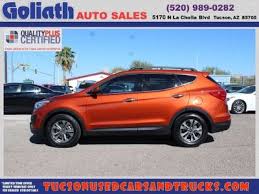 pin by goliath auto sales llc on used cars tucson in 2020 hyundai santa fe sport sport suv santa fe sport pinterest