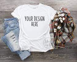 Download Free Gildan 42000 White Shirt Styled Flat Lay Mockup Fall Psd The Free Psd Mockup File Consists Of Smart Objec Shirt Mockup Clothing Mockup White Shirt Style