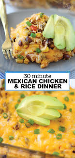 Mexican Chicken And Rice Dinner Mexican Chicken And Rice Mexican Dinner Recipes Mexican Dinner
