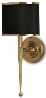 Free shipping & free returns* more like this more options. Primo Black Brass Wall Sconce Currey And Company