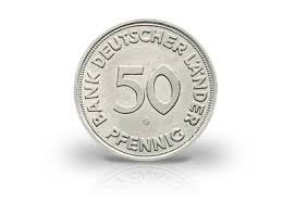 Seltene kursmünze 50 pfennig bank deutscher länder 1950 g eine besonderheit bei den kursmünzen der brd nimmt das 50 pfennig stück mit der umschrift bank deutscher länder und der jahreszahl 1950 ein. 50 Pfennig Brd 1950 Bank Deutscher Lander Pragestatte G Jaeger Nr 379 Primus