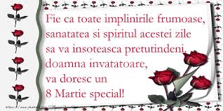 Va doresc sa purtati si in continuare cu cinste si demnitate onorificul titlu de semanator al. Mesaje De 8 Martie Pentru Invatatoare La Multi Ani De Ziua Femeii Doamna Invatatoare Mesajeurarifelicitari Com