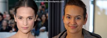 Försöker ha mer kul än tråkigt. Alicia Vikander Bianca Kronlof They Look Alike