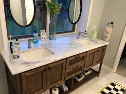 Farmhouse Vanity Rustic Vanity Beadboard Bathroom Marble Bathroom Vanity