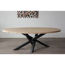 ovale eiken eettafels bij boomstam tafels com ovalen tafel ovale eettafels tafel