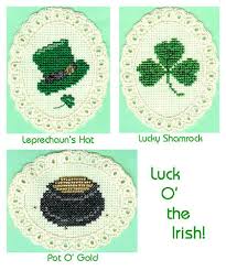 The clover pattern chart marker set # 3164 is designed to help you keep your place on charts and patterns. Luck O The Irish Cross Stitch Pattern By Susan Saltzgiver Crosstitch Com