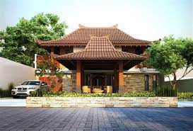Anda bisa menghiasi bagian eksteriornya dengan kolam renang pribadi serta taman dengan batuan untuk jalan setapak. Desain Interior Rumah Joglo Modern Minimalis Supplier Bata Ekspos