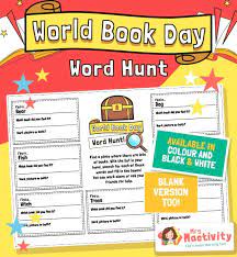 Need inspiration for world book day activities? World Book Day Word Hunt Activity Primary Teaching Resources