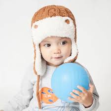 Gorro de bombardero para bebé, gorros de punto para niños y niñas con forro  polar para niños, Invierno
