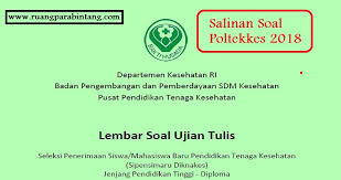 Maybe you would like to learn more about one of these? Salinan Soal Asli Seleksi Penerimaan Mahasiswa Baru Politeknik Kesehatan Negeri Tahun 2018 Ruang Para Bintang Berbagi Informasi Tentang Ptn Dan Pembahasan Soal Soal