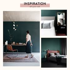 Bedroom furniture and decorating ideas with master room decor. Deep Green Guest Bedroom Vibes The Sweet Beast