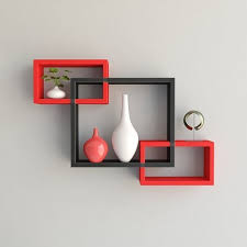 Black and blue master bedroom. Red Black Wooden Woodworld Home Decor Intersecting Storage Wall Shelves Rack Rs 1755 Piece Id 16634732012