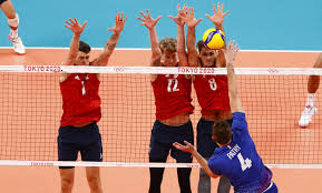 L'équipe cherche encore son public confirmant les inquiétudes d'earvin. Volley Ball France Etats Unis Groupe B Jeux Olympiques H L Equipe