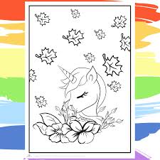 Download this adorable dog printable to delight your child. Cute Unicorn Coloring Pages Printable Unicorn Coloring Book Arty Crafty Kids