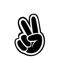 Black And White Peace Sign Hand Emoji Il Fullxfull 745196828 C3a4 Jpg 647 751 Desain Tipografi Tipografi Stiker