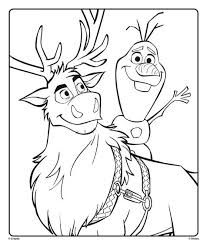 Disney princess cinderella at the ball. Olaf And Sven From Disney Frozen 2 Coloring Page Crayola Com Elsa Coloring Pages Frozen Coloring Pages Disney Princess Coloring Pages