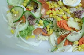 Serve with a salad dressing of your choice but the heinz salad cream works best with this recipe, seconded by a caeser salad dressing. Nigerian Salad Make An Exciting Nigerian Salad Recipe