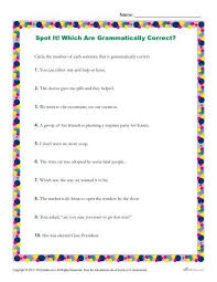 Which Of The Following Sentences Is Grammatically Correct Infinitive Phrases Sentence Correction Conjunctions Worksheet