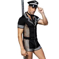 Amazon.com: Ropa interior de hombre porno sexy uniforme de policía Cosplay  conjunto de lencería erótica caliente trajes de catsuit ropa para sexo  juego de roles ropa de noche (color: talla única), Talla